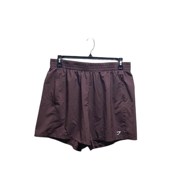 Gymshark We Do Gym Woven Pocket Shorts Chocolate Size XXL Workout Gym Athleisure - Picture 2 of 12